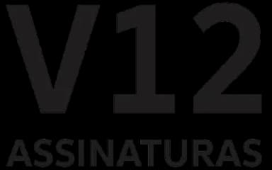 Logo da locadora V12.