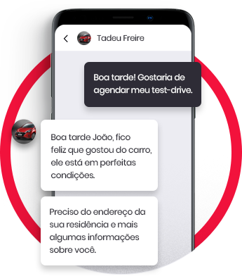 Quer fazer um test drive?