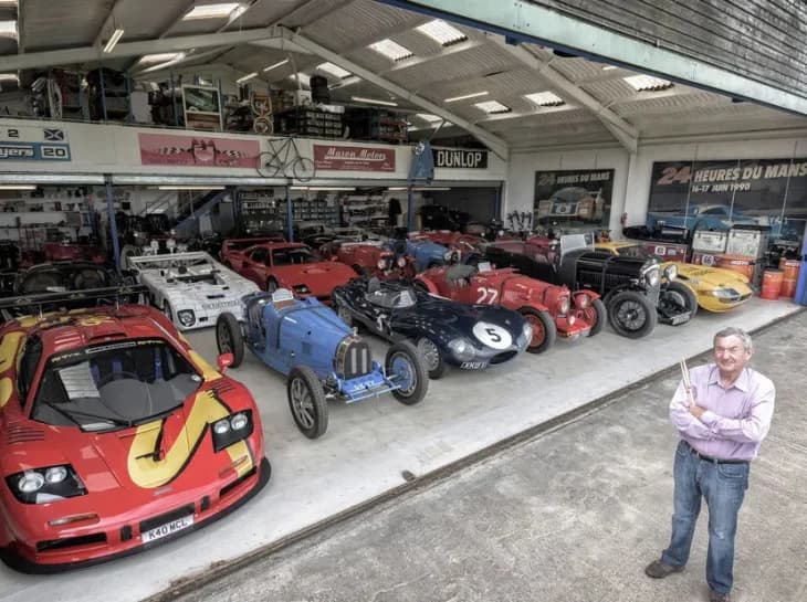 A coleção de carros de Nick Mason, do Pink Floyd
