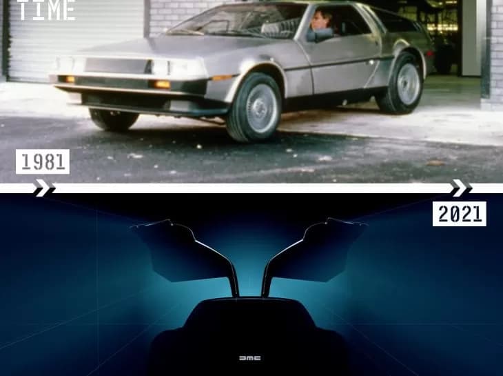 Teaser da pistas de renascimento do DeLorean