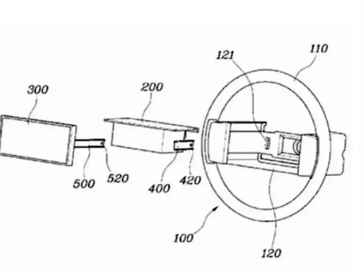 Hyundai registra patente de volante com tela