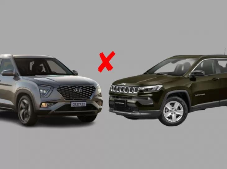 Creta topo de linha x Compass de entrada