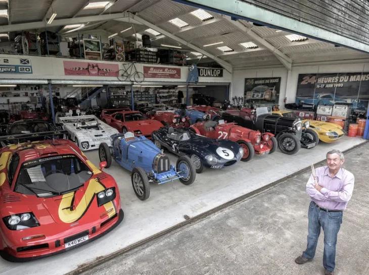 A coleção de carros de Nick Mason, do Pink Floyd