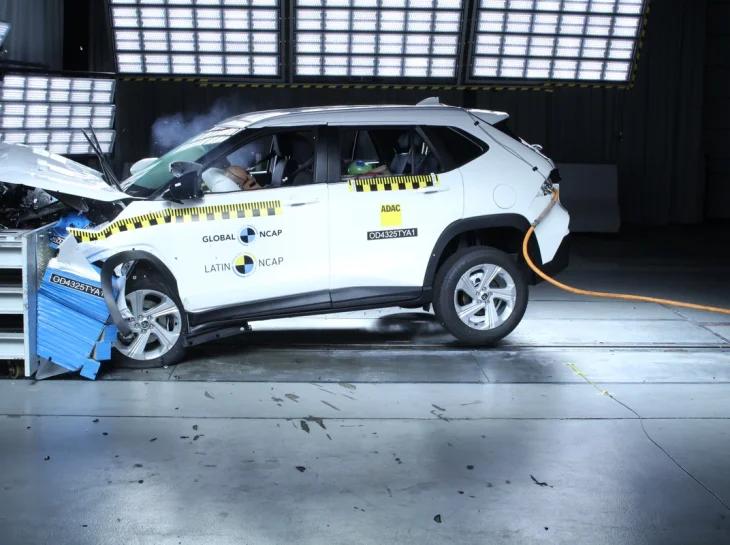 Yaris Cross decepciona nos testes de segurança