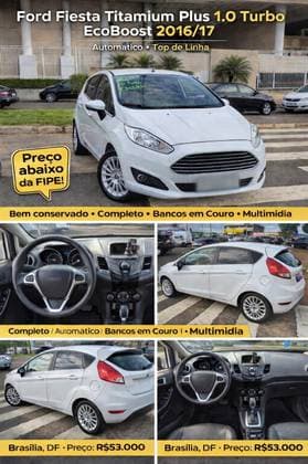 Carro 1.0 ECOBOOST SEL HATCH 12V GASOLINA 4P POWERSHIFT