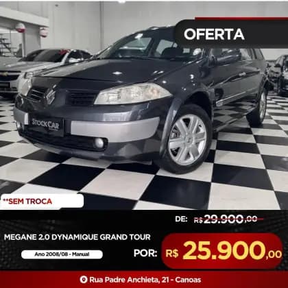 Carro 2.0 DYNAMIQUE GRAND TOUR 16V GASOLINA 4P MANUAL
