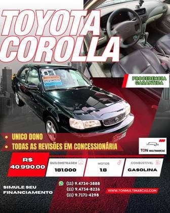 Carro 1.8 XEI 16V GASOLINA 4P AUTOMÁTICO