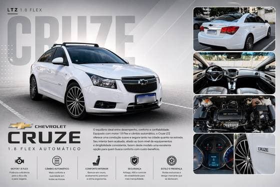 Carro 1.8 LTZ 16V FLEX 4P AUTOMÁTICO