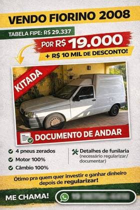 Carro 1.3 MPI FURGÃO 8V FLEX 2P MANUAL