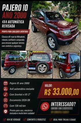 Carro 1.8 4X4 16V GASOLINA 4P AUTOMÁTICO
