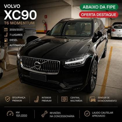 Carro 2.0 D5 DIESEL MOMENTUM AWD GEARTRONIC