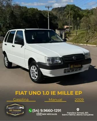 Carro 1.0 MPI MILLE FIRE ECONOMY 8V FLEX 4P MANUAL