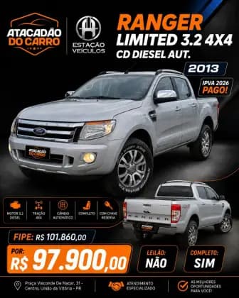 Carro 3.2 LIMITED 4X4 CD 20V DIESEL 4P AUTOMÁTICO