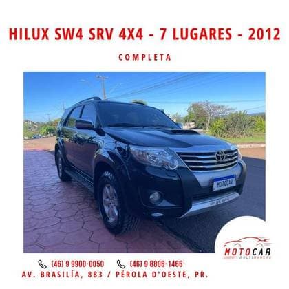 Carro 3.0 SRV 4X4 7 LUGARES 16V TURBO INTERCOOLER DIESEL 4P AUTOMÁTICO