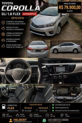 Carro 1.8 GLI 16V FLEX 4P AUTOMÁTICO