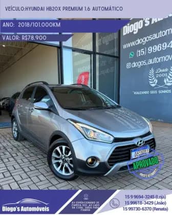 Carro 1.6 16V PREMIUM FLEX 4P AUTOMÁTICO
