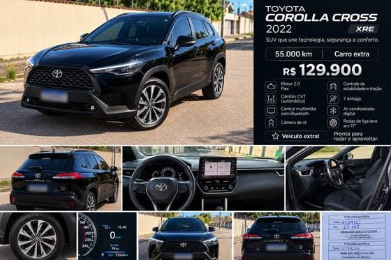 Carro 2.0 VVT-IE FLEX XRE DIRECT SHIFT