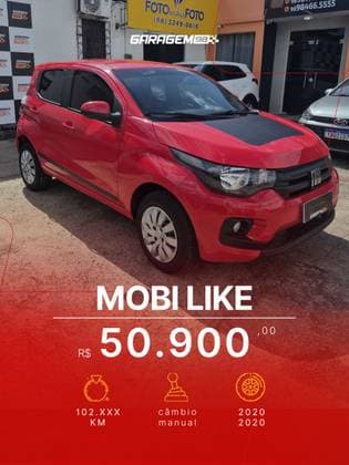 Carro 1.0 EVO FLEX LIKE. MANUAL
