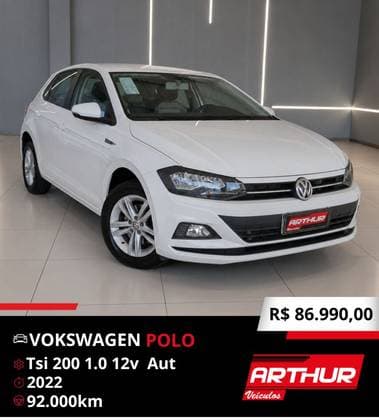 Carro 1.0 200 TSI COMFORTLINE AUTOMÁTICO