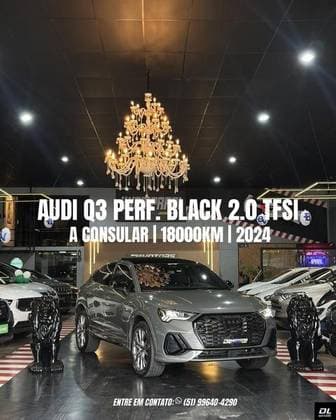 Carro 2.0 40 TFSI GASOLINA SPORTBACK PERFORMANCE BLACK PLUS QUATTRO TIPTRONIC