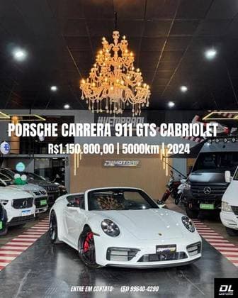 Carro 3.0 24V H6 GASOLINA CARRERA GTS CABRIOLET PDK