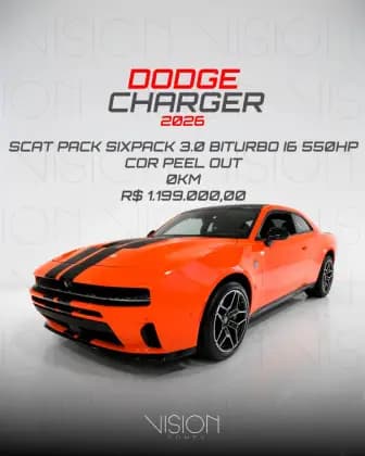 Carro 6.4 V8 SRT HEMI GASOLINA SCAT PACK AUTOMÁTICO