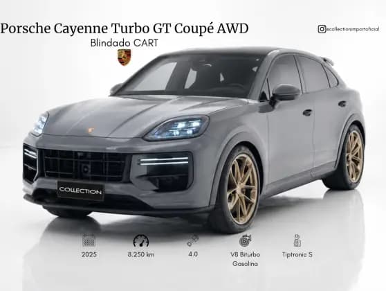 Carro 4.0 V8 GASOLINA TURBO GT COUPÉ AWD TIPTRONIC S
