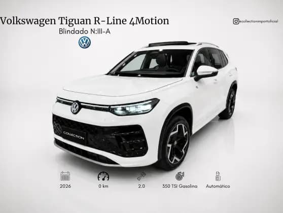 Carro 2.0 350 TSI GASOLINA R-LINE 4MOTION AUTOMÁTICO