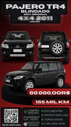 Carro 2.0 4X2 16V 140CV FLEX 4P AUTOMÁTICO