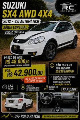 Carro 2.0 4X4 16V GASOLINA 4P AUTOMÁTICO