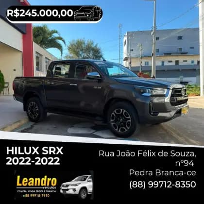 Carro 2.8 D-4D TURBO DIESEL CD SRX 4X4 AUTOMÁTICO