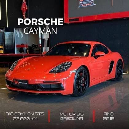 Carro 2.5 16V H4 GASOLINA CAYMAN GTS PDK