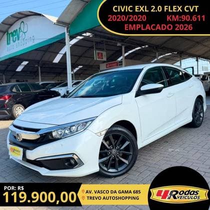 Carro 2.0 16V FLEXONE EXL 4P CVT
