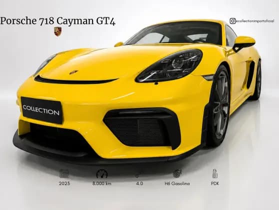 Carro 4.0 H6 GASOLINA CAYMAN GT4 PDK