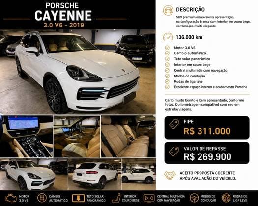 Carro 3.0 V6 GASOLINA AWD TIPTRONIC S