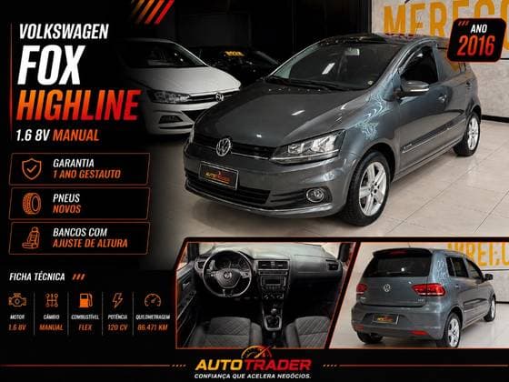 Carro 1.6 MSI HIGHLINE 16V FLEX 4P MANUAL