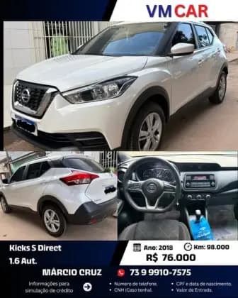 Carro 1.6 16V FLEXSTART S DIRECT 4P XTRONIC