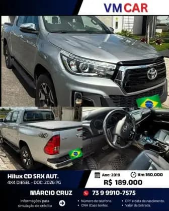 Carro 2.8 SRX 4X4 CD 16V DIESEL 4P AUTOMÁTICO
