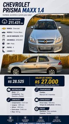 Carro 1.4 MPFI MAXX 8V FLEX 4P MANUAL