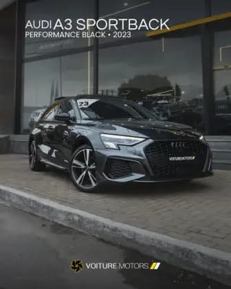 Carro 2.0 40 TFSI MHEV SPORTBACK PERFORMANCE BLACK S-TRONIC