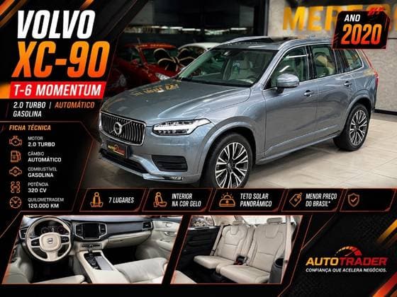 Carro 2.0 T6 GASOLINA MOMENTUM AWD GEARTRONIC