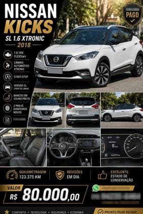 Carro 1.6 16V FLEXSTART SV 4P XTRONIC