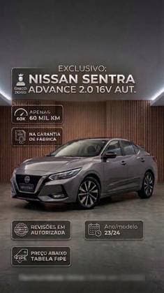 Carro 2.0 16V GASOLINA ADVANCE XTRONIC