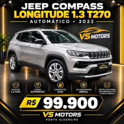 Carro 1.3 T270 TURBO FLEX LONGITUDE AT6