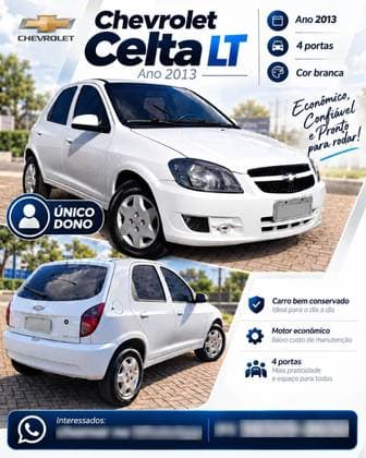 Carro 1.0 MPFI LT 8V FLEX 4P MANUAL