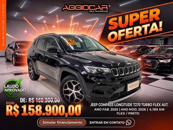 Carro 1.3 T270 TURBO FLEX LONGITUDE AT6