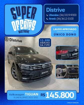 Carro 2.0 350 TSI GASOLINA ALLSPACE R-LINE 4MOTION DSG