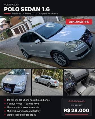 Carro 1.6 MI 8V FLEX 4P MANUAL