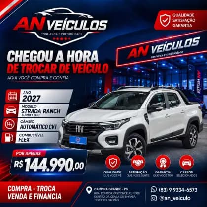 Carro 1.0 TURBO 200 FLEX RANCH CD CVT