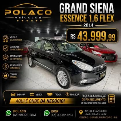 Carro 1.6 MPI ESSENCE 16V FLEX 4P MANUAL